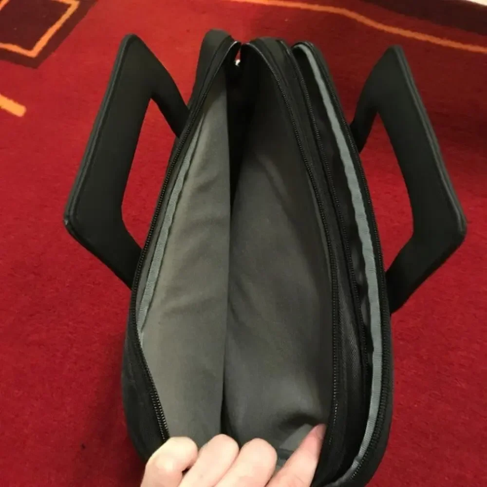 Dell Nylon Laptop Bag Briefcase with compartments and pockets, handle, NO STRAP